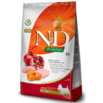 Farmina N&D Pumpkin Adult Mini Dog Food | Chicken, Pomegranate & Pumpkin | Rich in Anti-oxidants | Complete Food for Adult Dogs | No Artificial Preservatives