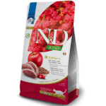 Farmina N&D Quinoa HAIRBALL - Duck Cat Food | Grain-Free | quinoa, apple and cranberry recipe | Complete & Balanced Nutrition |for Adult Cats 1.5 kg